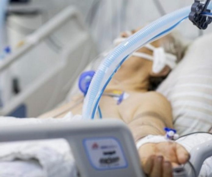 foto pacient covid-19 ATI Spitalul Judetean Sibiu