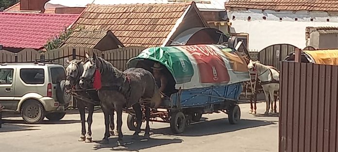 foto caruta cu prelata cu coca cola judetul sibiu vineri 8 iulie 2022