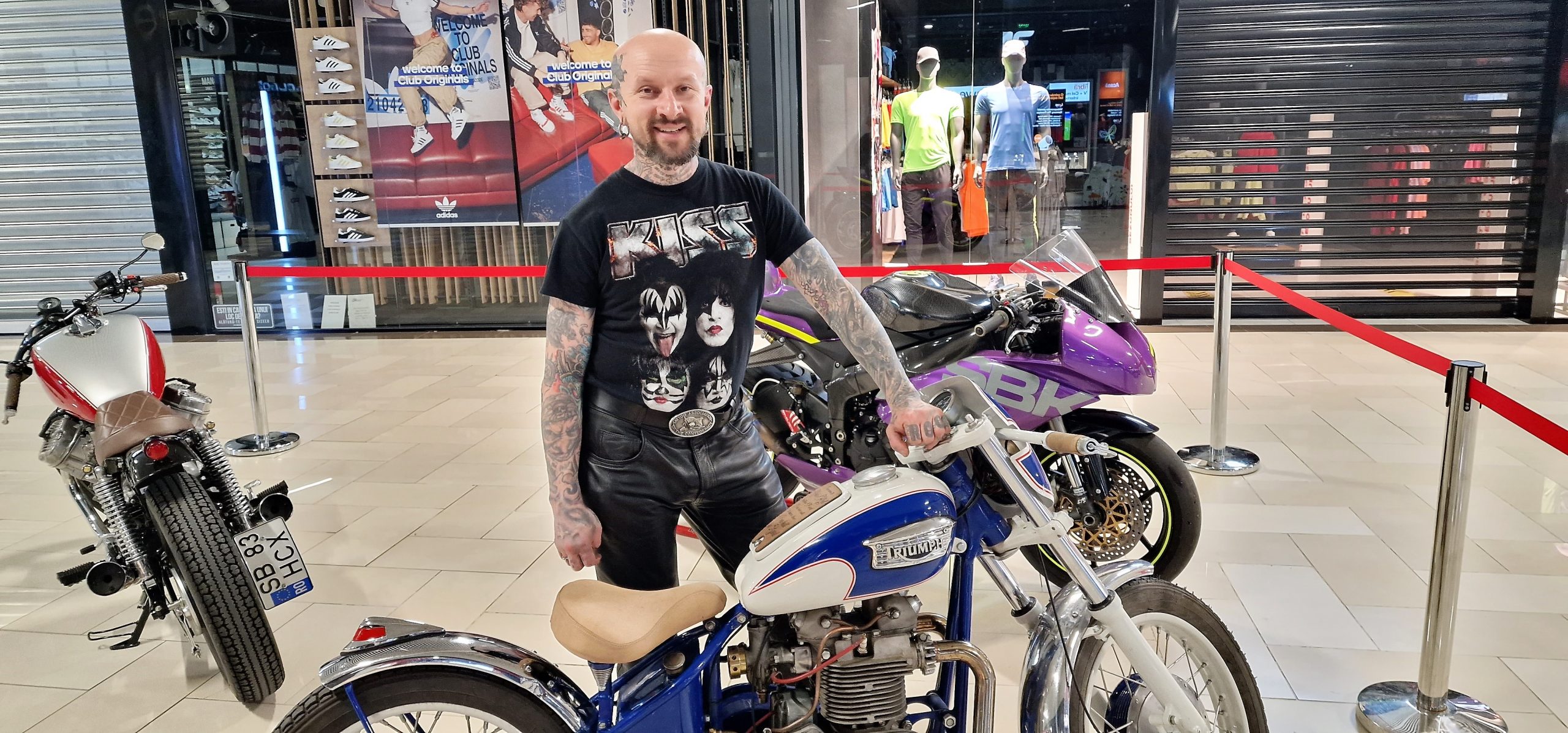 VIDEO Motocicletă rară în lume la Sibiu Bike Show Promenada Mall