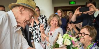 IMAGINEA ZILEI: FITS l-a adus la Sibiu pe Victor Rebengiuc