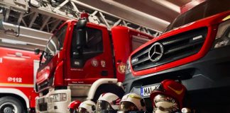 IMAGINEA ZILEI: Ghetele pompierilor sibieni, pregătite zilnic, nu doar de Moș Nicolae